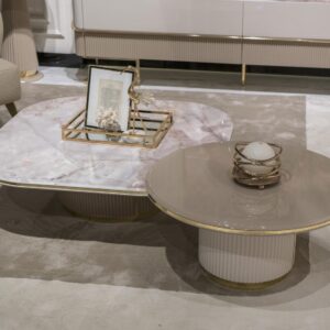 Verona Gold Frame Coffee Table