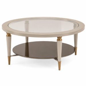 Infinity Clear Glass Center Table