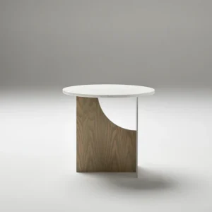 Ivory Veneer Marble Coffee Table