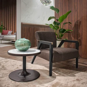 Ash Noir Marble Accent Coffee Table