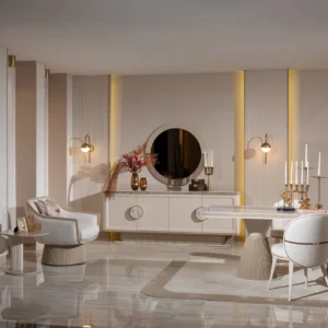 Eclipse Marble Accent Sideboard